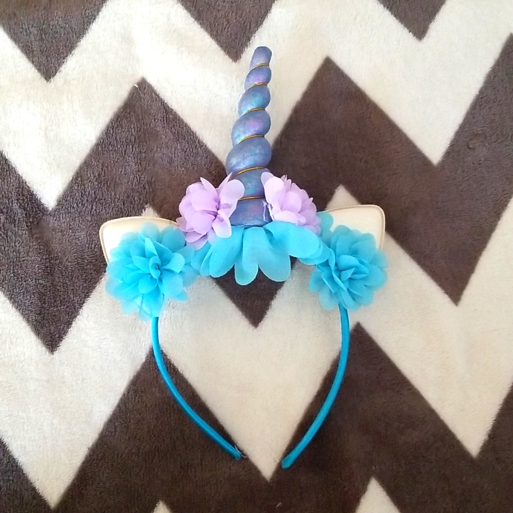 🦄 Flower Unicorn Headband
